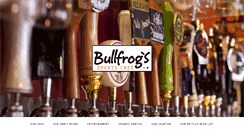 Desktop Screenshot of bullfrogssportscafe.com